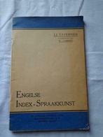 Boek Engelse Index-Spraakkunst, Boeken, Ophalen, Zo goed als nieuw