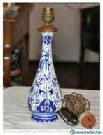 ancien pied de lampe faience francaise, Antiquités & Art
