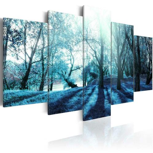 59 Natuur Bomen XXL 5 Luik Canvas Schilderij 200x100 Nieuw, Antiek en Kunst, Kunst | Schilderijen | Modern, Ophalen of Verzenden
