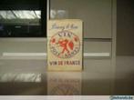 houten luciferdoosje vin de france wijn uit frankrijk, Collections, Articles de fumeurs, Briquets & Boîtes d'allumettes, Utilisé