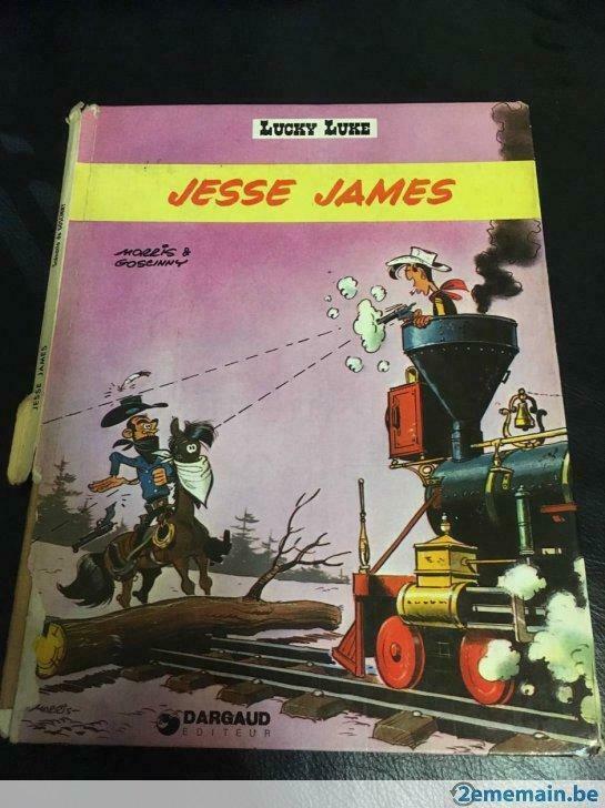BD Lucky Luke "Jesse James" (1969), Boeken, Stripverhalen, Gelezen