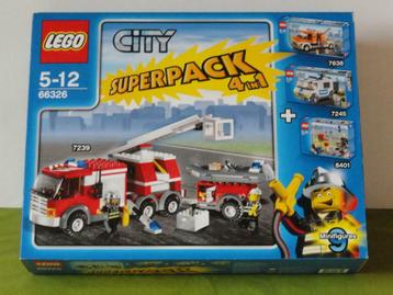 Lego 66326 City superpack 4 in 1