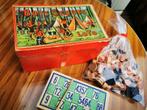 Oud loto spel Kaarten nummers en jetons, Antiquités & Art, Enlèvement ou Envoi