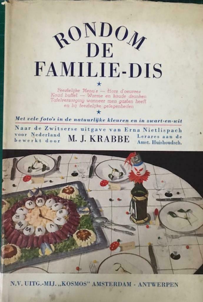 Rondom de familie-Dis M.J.Krabbe, Boeken, Kookboeken, Ophalen