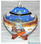 brule parfum faience japon dessus bleu