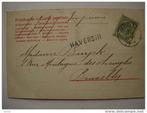 PK imprime Jemelle >BXL Lijnstempel HAVERSIN 1906, Affranchi, Oblitéré, Enlèvement ou Envoi