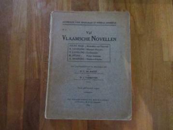 vijf Vlaamsche Novellen De Baere Loveling 1926