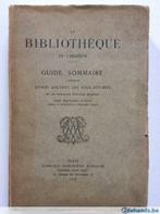 La Bibliothèque de l'Amateur - Edouard Rahir (1907), Utilisé, Enlèvement ou Envoi