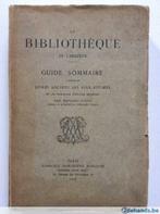 La Bibliothèque de l'Amateur - Edouard Rahir (1907), Livres, Enlèvement ou Envoi, Utilisé