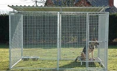 Chenil 4x2x1,84m chenil à maille 50x50 COSTAUD parc enclos, Dieren en Toebehoren, Honden-accessoires, Nieuw, Verzenden