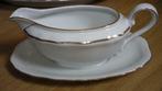 wit servies met gouden randje, Ophalen of Verzenden, Zo goed als nieuw, Kom(men)