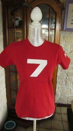 T shirt rouge n°7  Bruphils   neuf, Manches courtes, Taille 38/40 (M), Rouge, Enlèvement ou Envoi