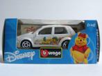 Bburago VW Golf '98 Disney Collectie NIEUW !, Kinderen en Baby's, Speelgoed |Speelgoedvoertuigen, Ophalen of Verzenden, Nieuw