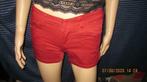 Hot pants, Kleding | Dames, Ophalen of Verzenden, Overige typen, Rood