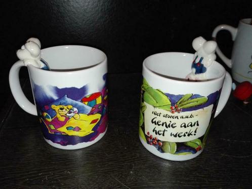 243) 2 diddl tassen, Verzamelen, Diddl, Gebruikt, Servies, Diddl, Ophalen of Verzenden