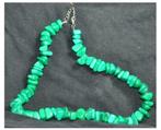 §collier malachite, Enlèvement ou Envoi, Comme neuf, Vert, Pierre ou Minéral
