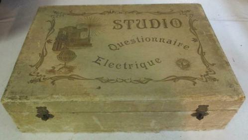 antiek gezelschapsspel  Studio Questionaire Electrique, Antiquités & Art, Antiquités | Jouets, Enlèvement ou Envoi