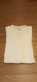 Europann wit linnen overhemd - 10 jaar oud, Jongen, Zo goed als nieuw, Shirt of Longsleeve, Ophalen