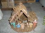 oud kerststal, Antiek en Kunst, Antiek | Religieuze voorwerpen, Ophalen of Verzenden