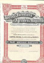Soc. Forestière et Agricole du Mayumbe
