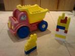 Grote Megabloks vrachtwagen met bouwblokken, Kinderen en Baby's, Speelgoed | Bouwstenen, Ophalen of Verzenden, Gebruikt, Megabloks