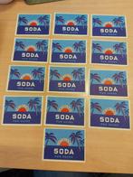 Étiquettes Tropical Soda Lamot Malines, Comme neuf, Enlèvement ou Envoi