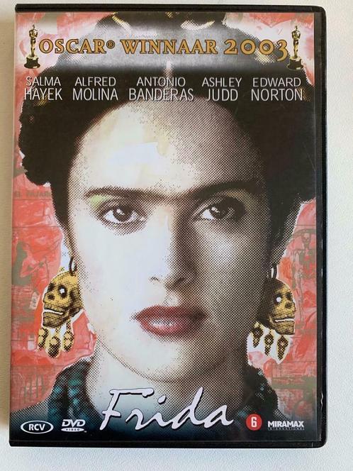 Frida met Salma Hayek en Antonio Banderas film op dvd, Cd's en Dvd's, Dvd's | Drama, Waargebeurd drama, Vanaf 6 jaar, Ophalen of Verzenden