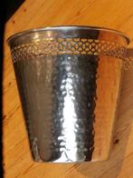 Prullenmand inox, Huis en Inrichting, Inox, Gebruikt, Ophalen of Verzenden, Minder dan 10 liter