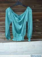 nieuwe glanzend groene blouse - off shoulder-sweet revenge-S, Kleding | Dames, Blouses en Tunieken, Nieuw, Ophalen of Verzenden