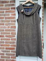 Super elegant, warm, wollen bruin winterkleedje, maat 40, Ophalen of Verzenden, Zo goed als nieuw, Maat 38/40 (M), Bruin