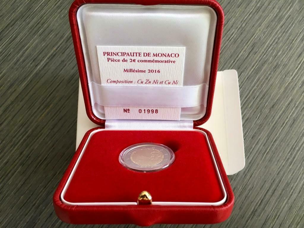 Monaco 2016 Herdenkingsmunt 2 Euro "150 Jaar Monte Carlo" PP, Envoi, Monaco, 2 euros, Série
