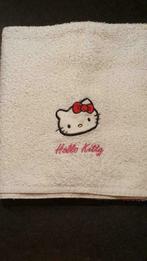 Essuie de bain Hello Kitty, Maison & Meubles, Serviette, Enlèvement, Utilisé, Blanc