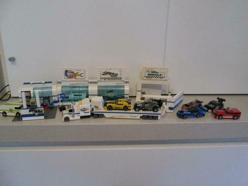 Lego nr.8154 onvolledig Racers  van 2008  met7 autootjes een, Kinderen en Baby's, Speelgoed | Duplo en Lego, Gebruikt, Lego, Complete set
