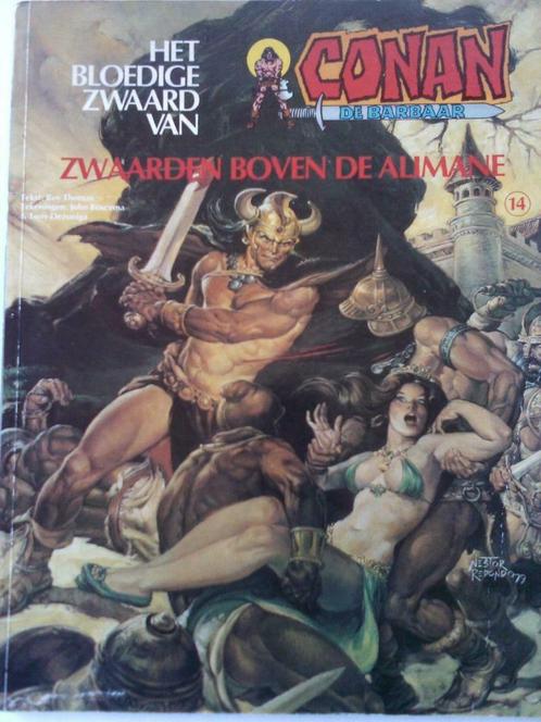 CONAN de barbaar. STRIP. Zwaarden boven de Alimane., Boeken, Stripverhalen, Gelezen, Eén stripboek, Ophalen of Verzenden