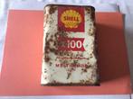 Leeg Shell x-100 multigrade motor oil blik, Ophalen of Verzenden, Gebruikt