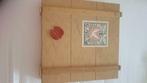 Houten doos met stempel, Postzegels en Munten, Ophalen of Verzenden