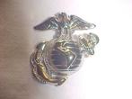 USMC muts kenteken, Verzamelen, Militaria | Algemeen, Embleem of Badge, Marine, Verzenden