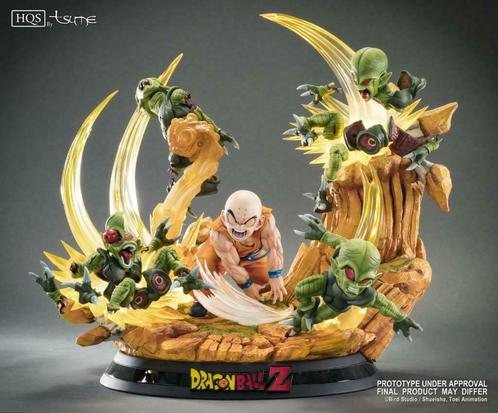 Figurine Dragon Ball z Krilin vs Saibaimen 2000 pièces/monde, Collections, Statues & Figurines, Neuf, Autres types, Enlèvement