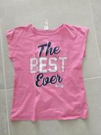 Roze t-shirt 'the best ever'