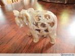 Eléphant avec éléphanteau sculpté dans son ventre, Antiquités & Art, Antiquités | Accessoires de maison
