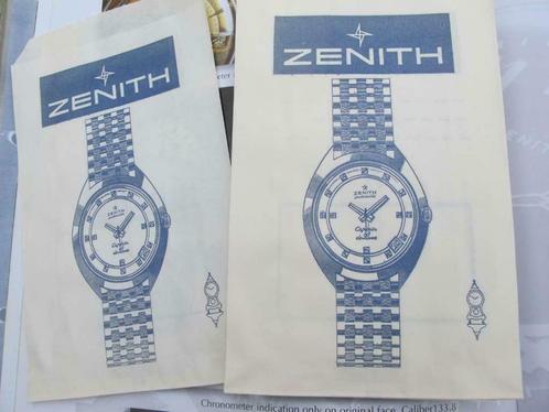 Sacs en papier vintage NOS Zenith Captain, Collections, Collections Autre, Comme neuf, Enlèvement ou Envoi