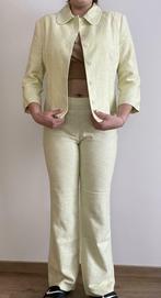 Kostuum broek + vest - Maat 44 - Merk Zara, Vêtements | Femmes, Vestes & Costumes, Comme neuf, Jaune, Zara, Taille 42/44 (L)