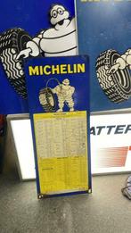 Michelin banden reclamebord 1965, Reclamebord, Gebruikt, Ophalen of Verzenden