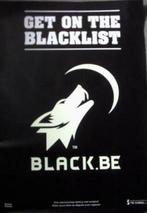 affiche/poster - get on the blacklist - Black (100x70), Verzamelen, Nieuw, Ophalen of Verzenden, Muziek