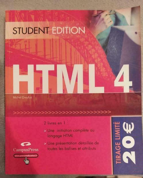 Livre informatique HTML 4 Campus Press Michel Dreyfus, Boeken, Informatica en Computer, Gelezen, Programmeertaal of Theorie, Ophalen of Verzenden