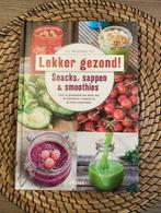 *NIEUW* - Boek 'Lekker, gezond! Snacks, sappen & smoothies, Livres, Livres de cuisine, Cuisine saine, Autres types, Enlèvement ou Envoi