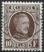 POSTZEGELS BELGIË- KONING ALBERT I- HOUYOUX- NR. 210 a, Affranchi, Oblitéré, Enlèvement ou Envoi, Maison royale