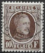 POSTZEGELS BELGIË- KONING ALBERT I- HOUYOUX- NR. 210 a, Koninklijk huis, Ophalen of Verzenden, Gestempeld, Gestempeld