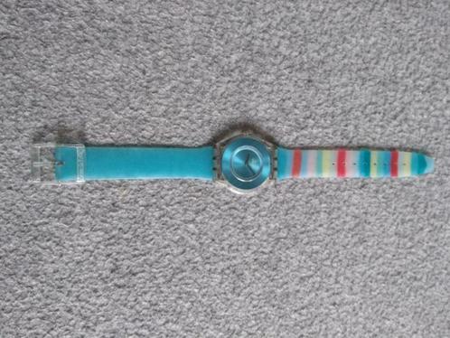 Swatch AG 2004 polshorloge, Handtassen en Accessoires, Horloges | Dames, Zo goed als nieuw, Polshorloge, Swatch, Kunststof, Kunststof