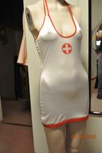 Tenue satinée d'infirmière, Neuf, Enlèvement ou Envoi, Sans, Blanc